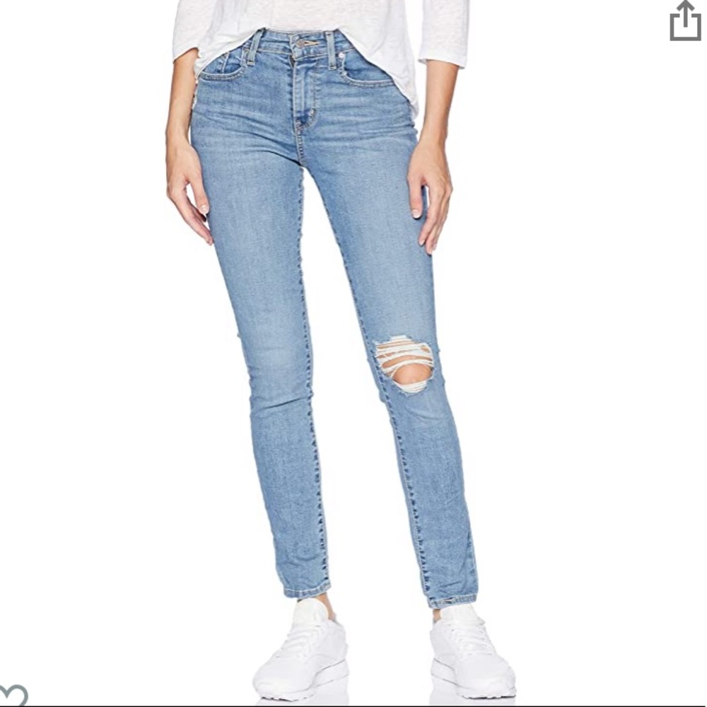 High rise skinny jean